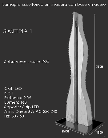 FT lampara escultorica SIMETRIA 1