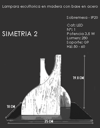 ft lampara escultorica SIMETRIA 2