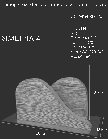 ft lampara escultorica SIMETRIA 4