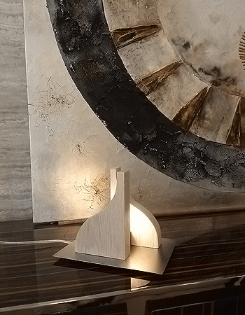 Slide lampara escultorica SIMETRIA 2